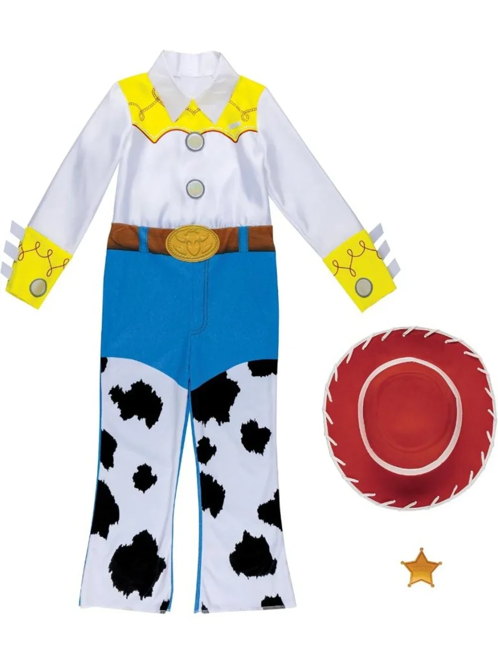Girls' Toy Story Sheriff Jessie Costume - Official Kids Halloween Dress Up